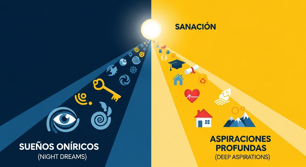 sueños oníricos y aspiraciones profundas